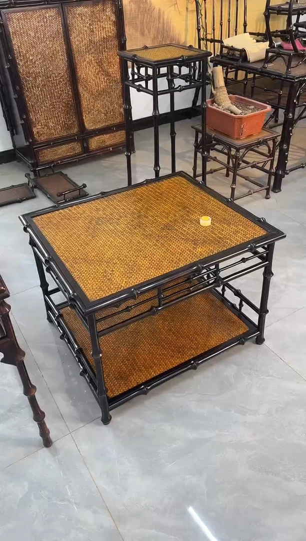 竹定制单 层茶几