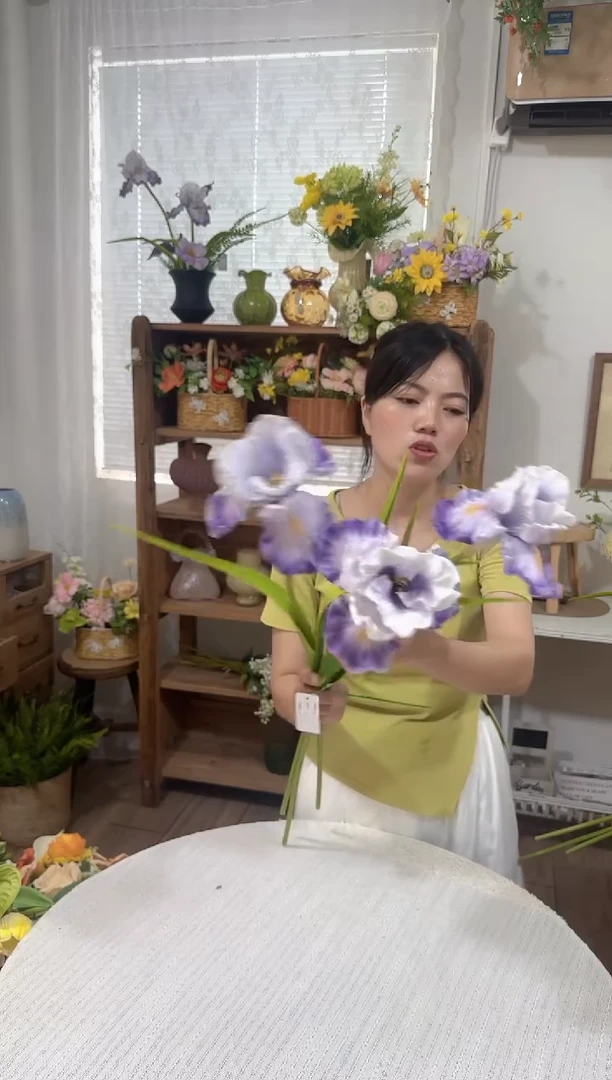 下播福利捡漏拼手速，紫色3支鸢尾花