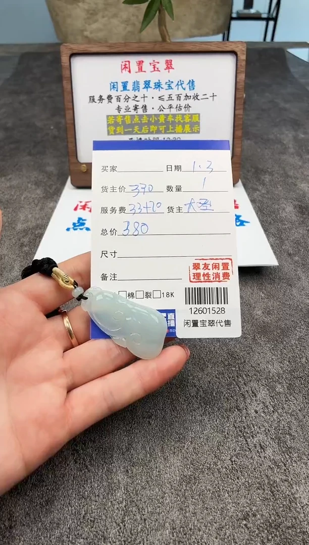 颈饰未镶嵌翡翠12601528