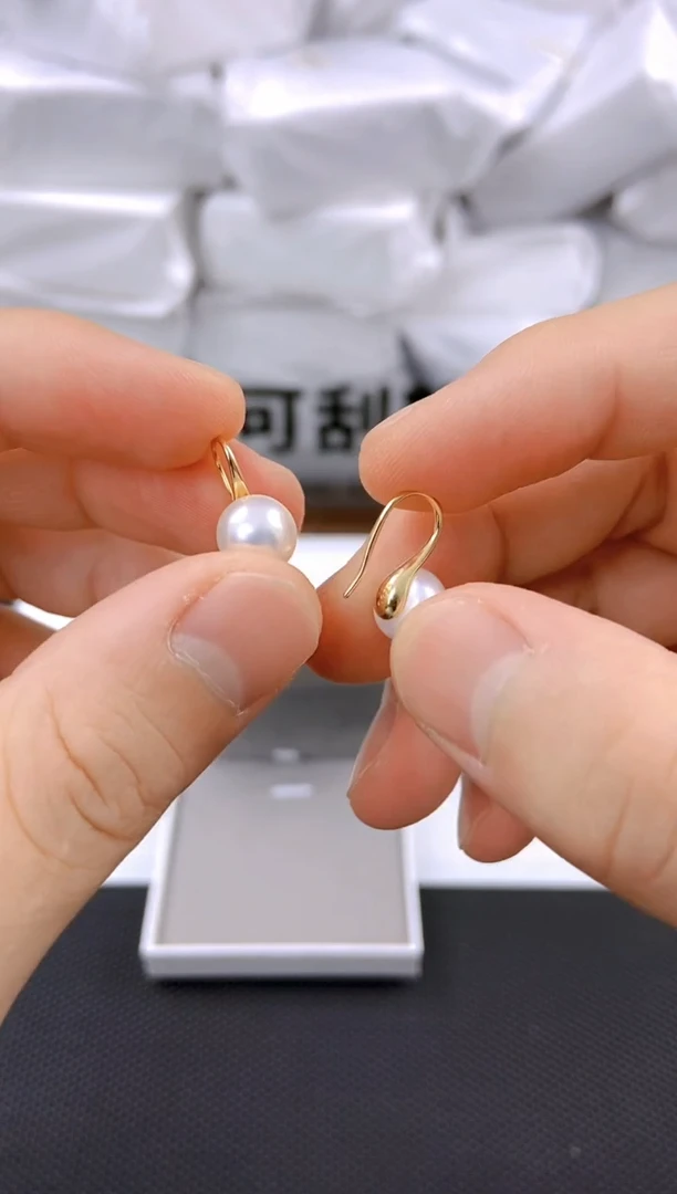 未镶嵌耳饰淡水珍珠ed1032