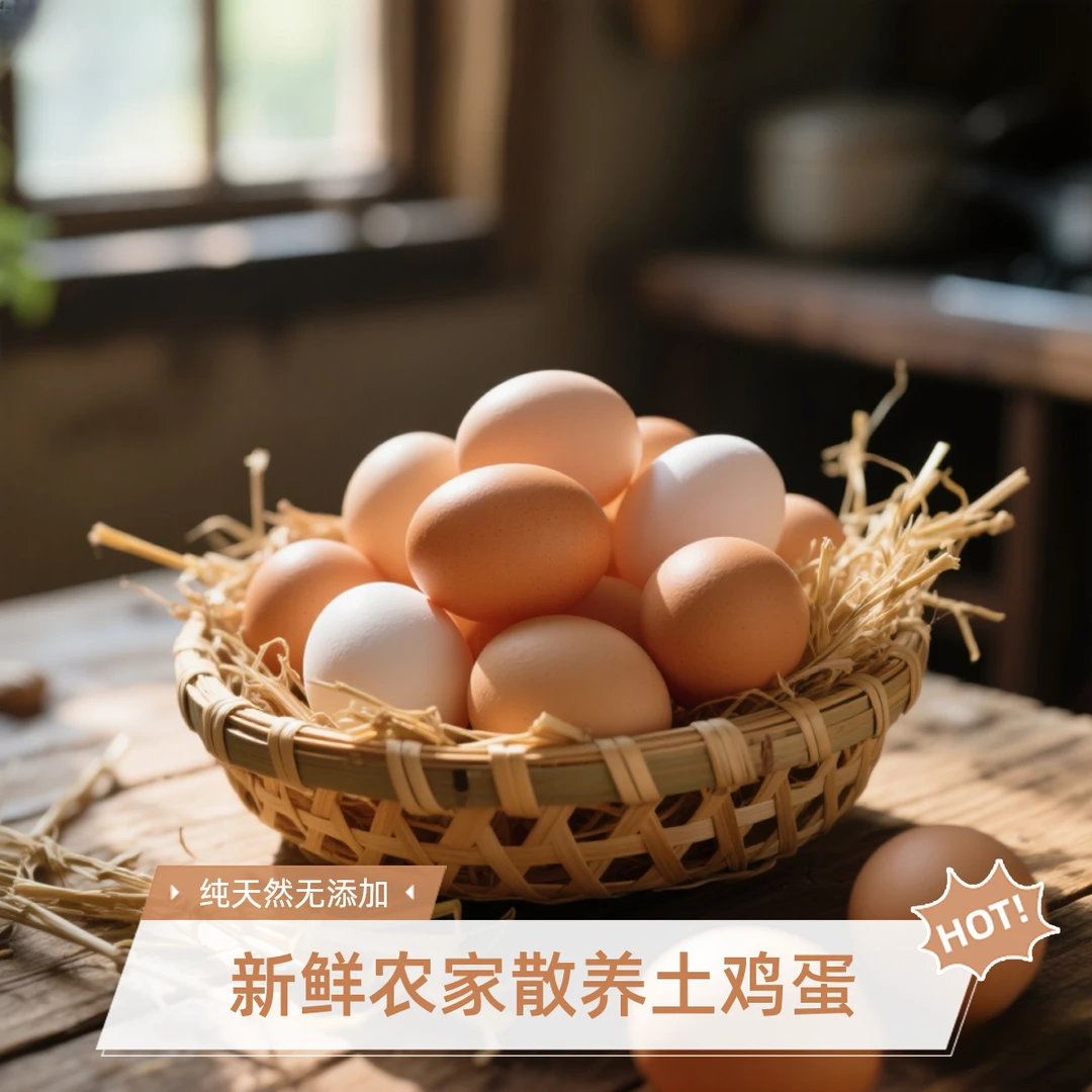 50枚鲜鸡蛋非大号土鸡蛋农家散养鲜鸡蛋谷物喂养土鸡蛋40g/枚左右