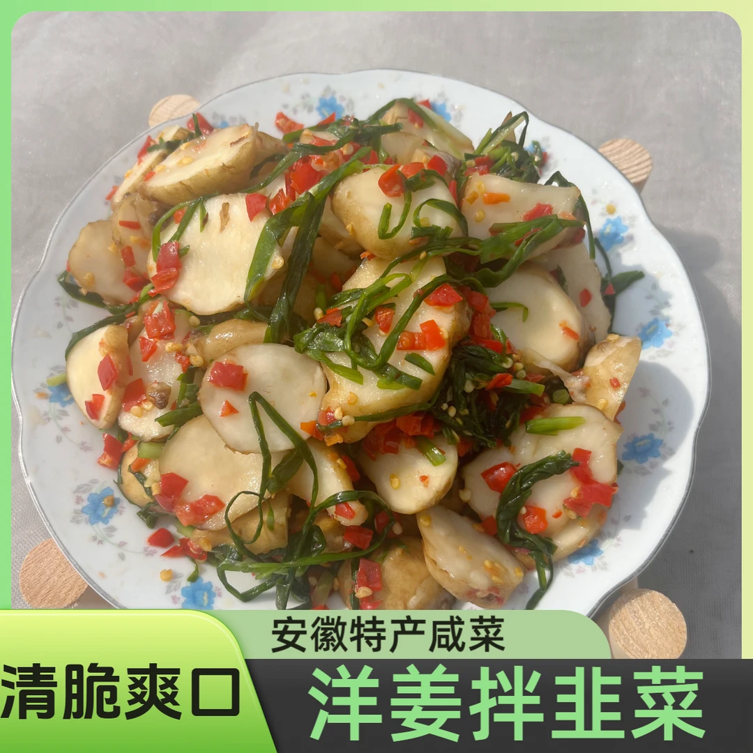 腌洋姜韭菜安徽特产农家手工剁椒咸菜鬼子姜开胃下饭菜