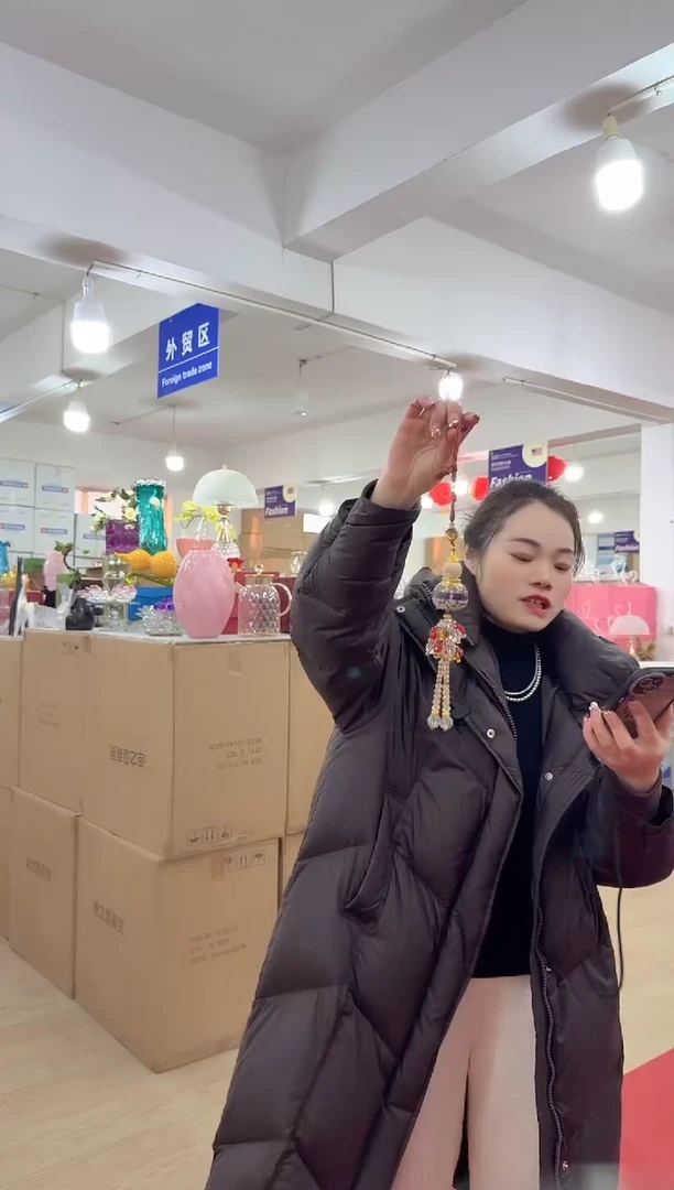 【闪购商品】琉璃迪喜花器-l-早21