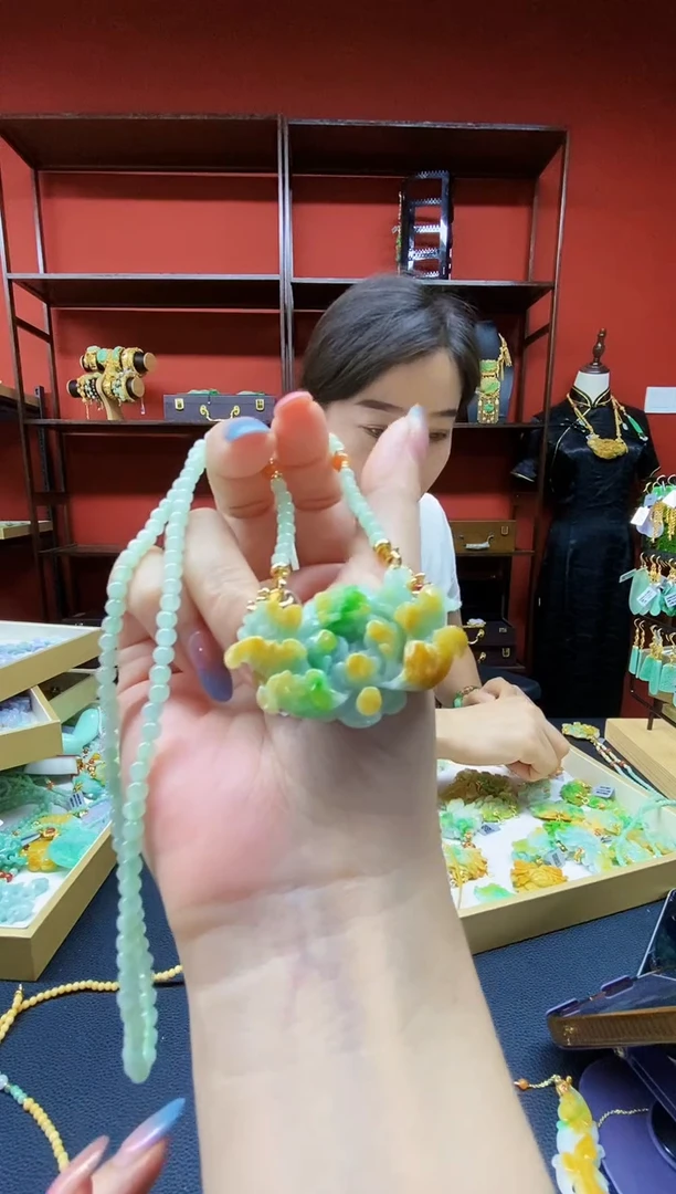 颈饰未镶嵌翡翠翡翠吊坠