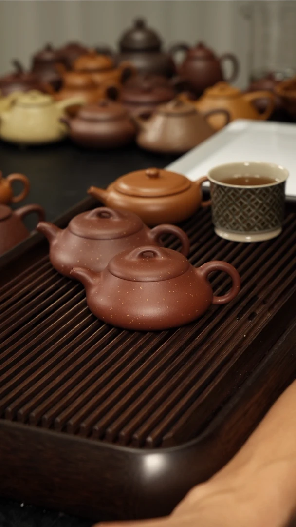 茶壶紫砂微微欠缺的铺砂吉瓢