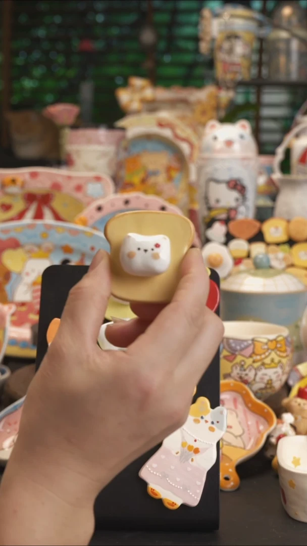 源*子【原创设计】景德镇手绘陶瓷