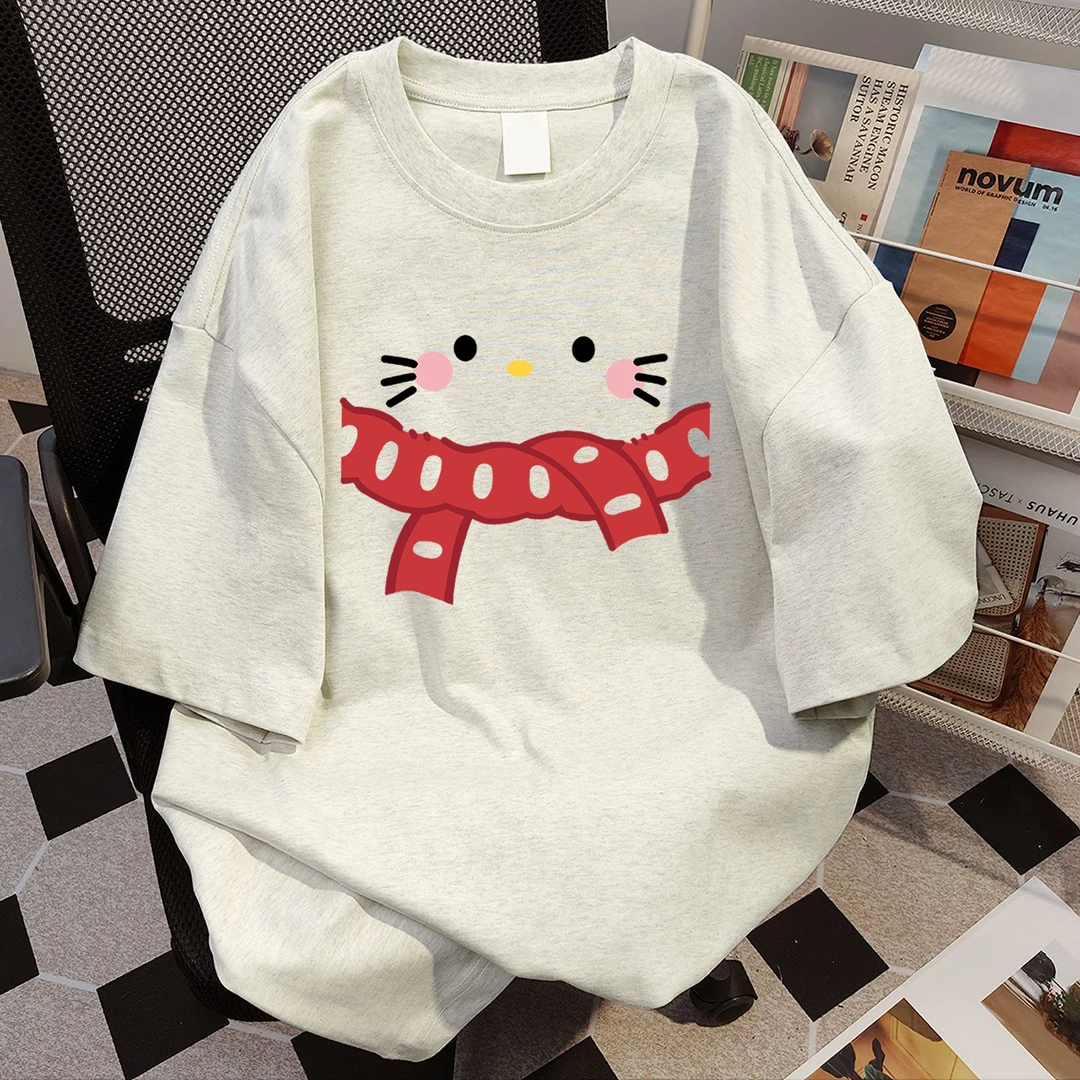 字母印花纯棉短袖T恤男女夏季宽松潮流美式高街爆款ins半袖体恤