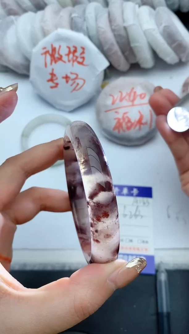 【闪购商品】石英质玉手镯未镶嵌A143+62/63