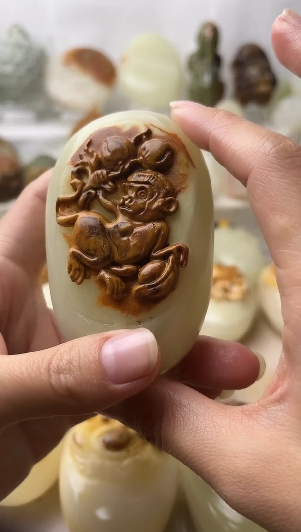 石材古青石棉纹正常不退换猴