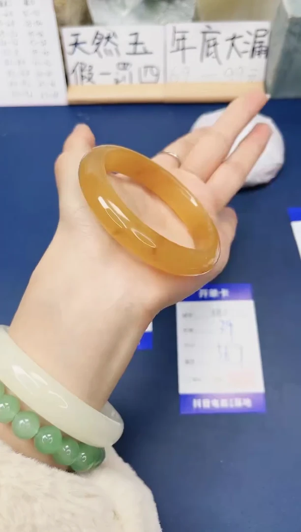 【闪购商品】石英质玉手镯未镶嵌387-财气镯56圈口