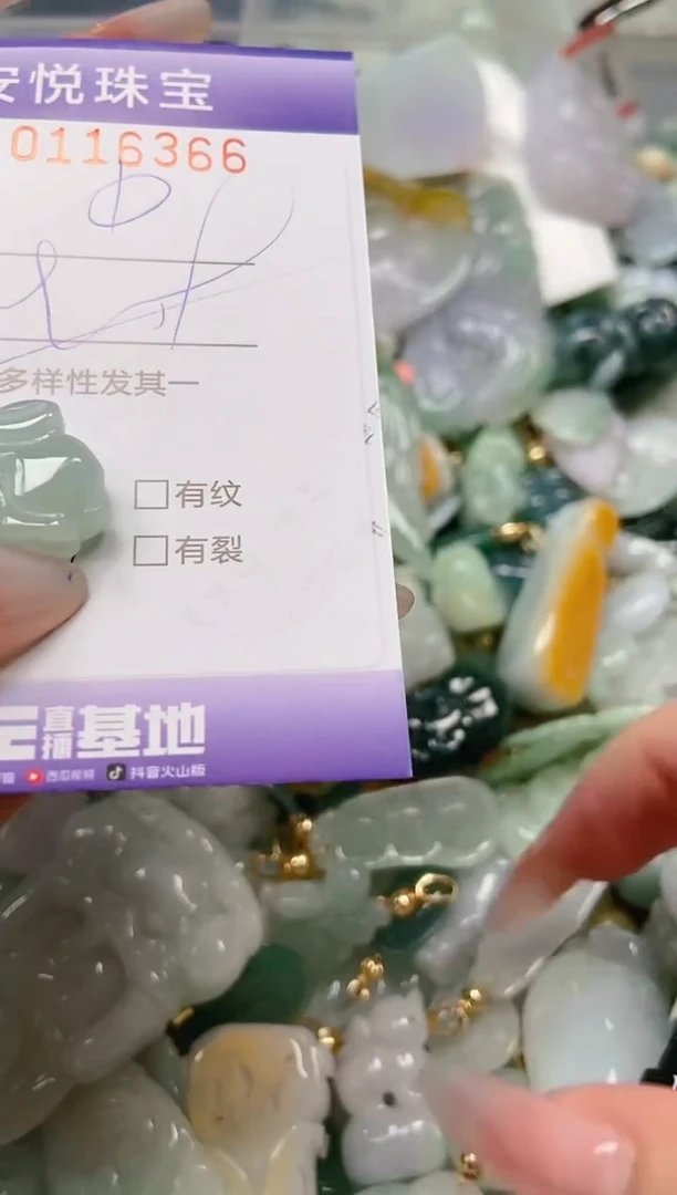【闪购商品】翡翠颈饰未镶嵌闪购0116366多样性发其一