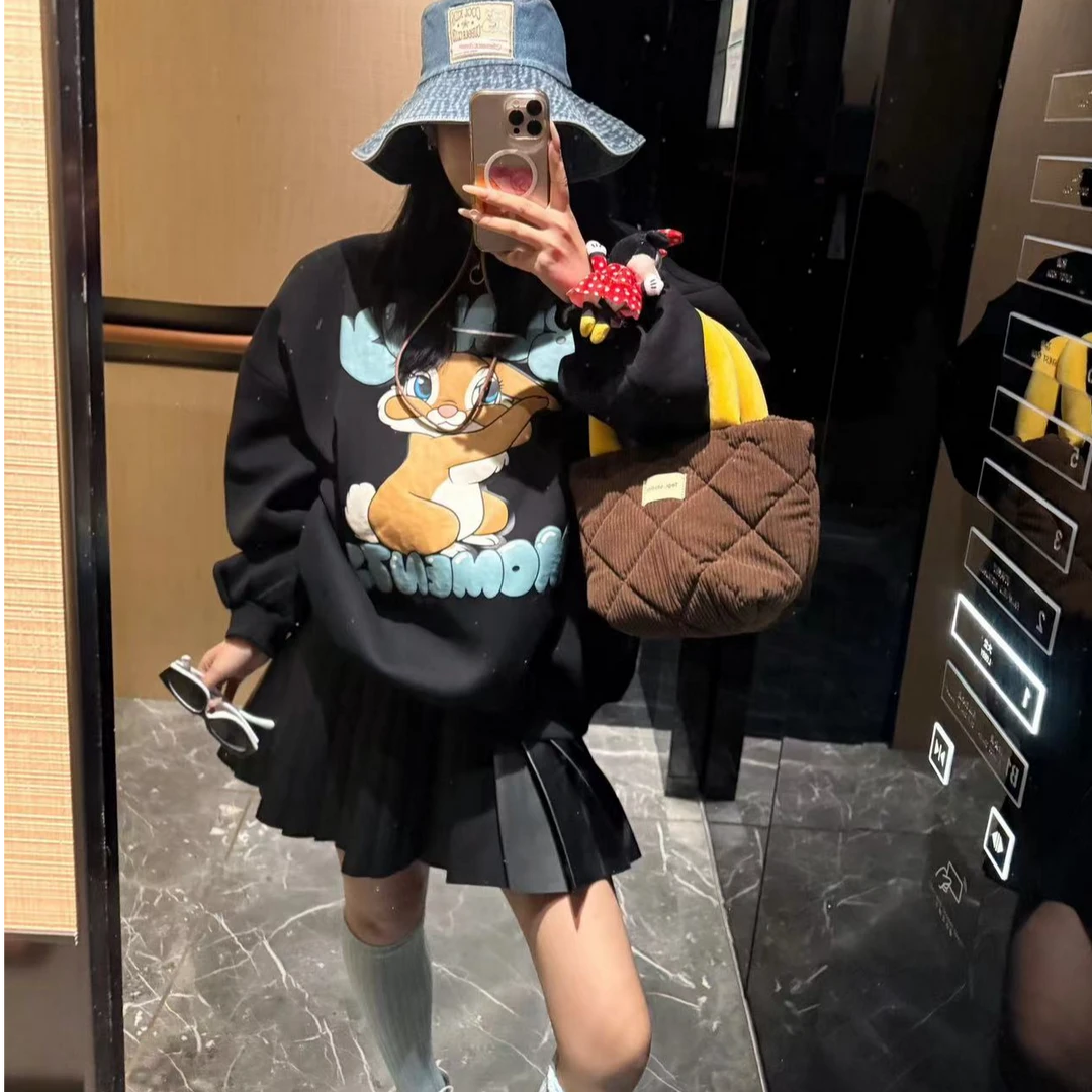 宠儿【2025春款财神韩版兔子时尚百搭卫衣】
