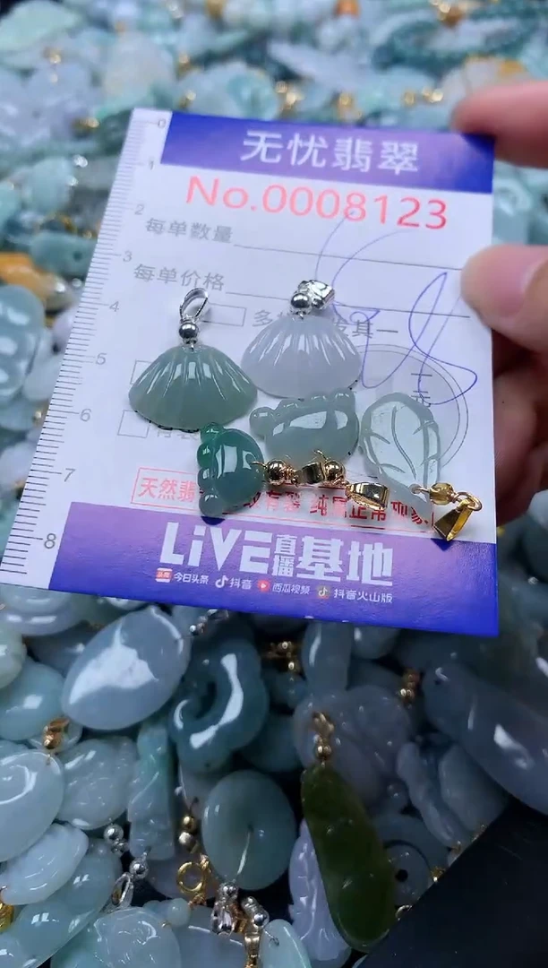 翡翠未镶嵌吊坠(不含链)8123