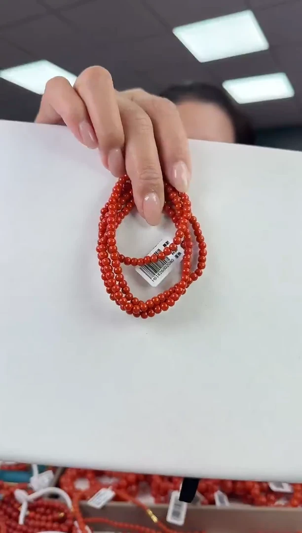 未镶嵌珠串南红玛瑙多样发其一/4/HS1826002080