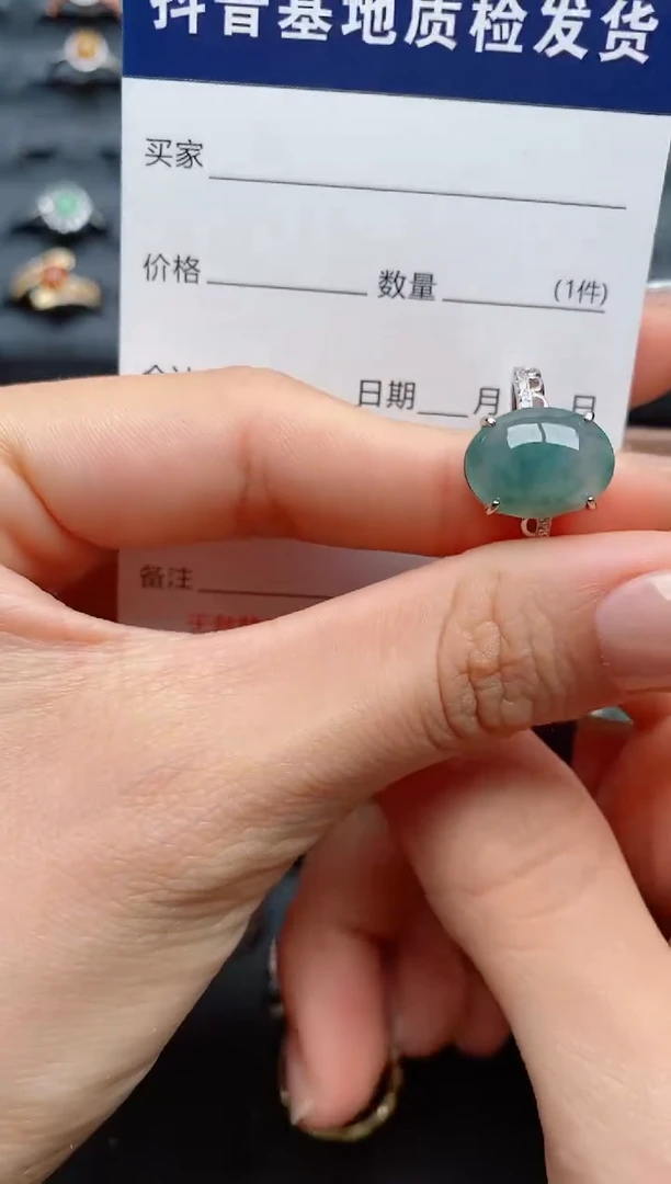 【闪购商品】翡翠戒指银S925镶嵌...........