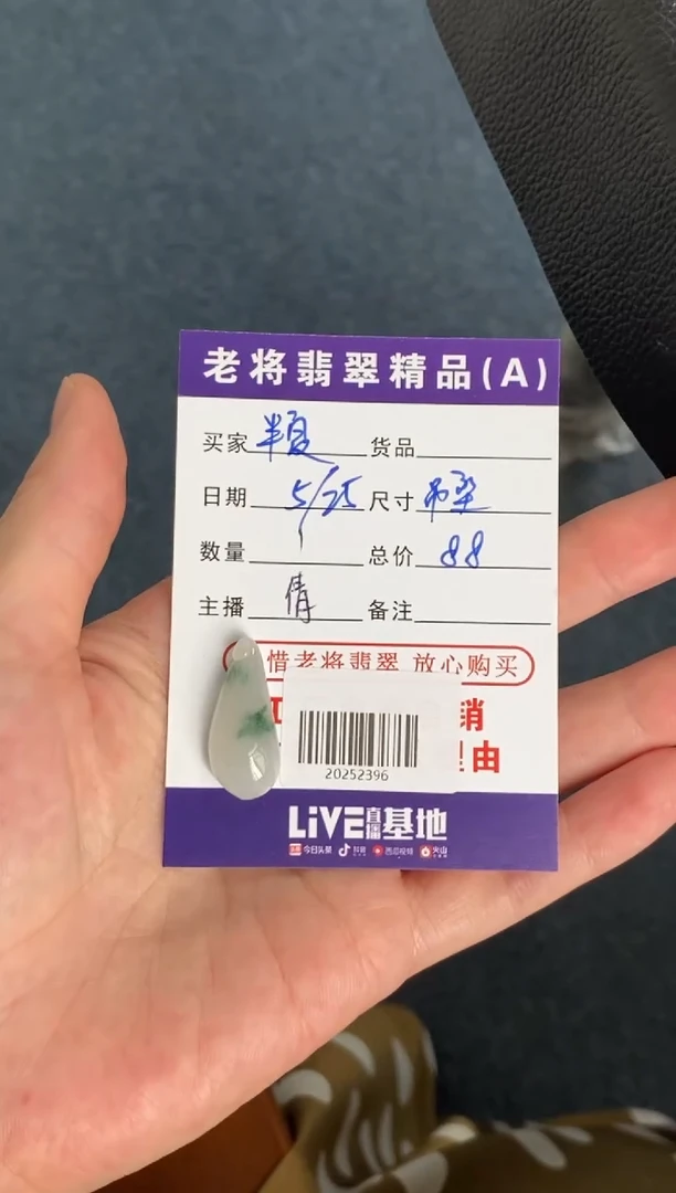 翡翠未镶嵌颈饰//20252396