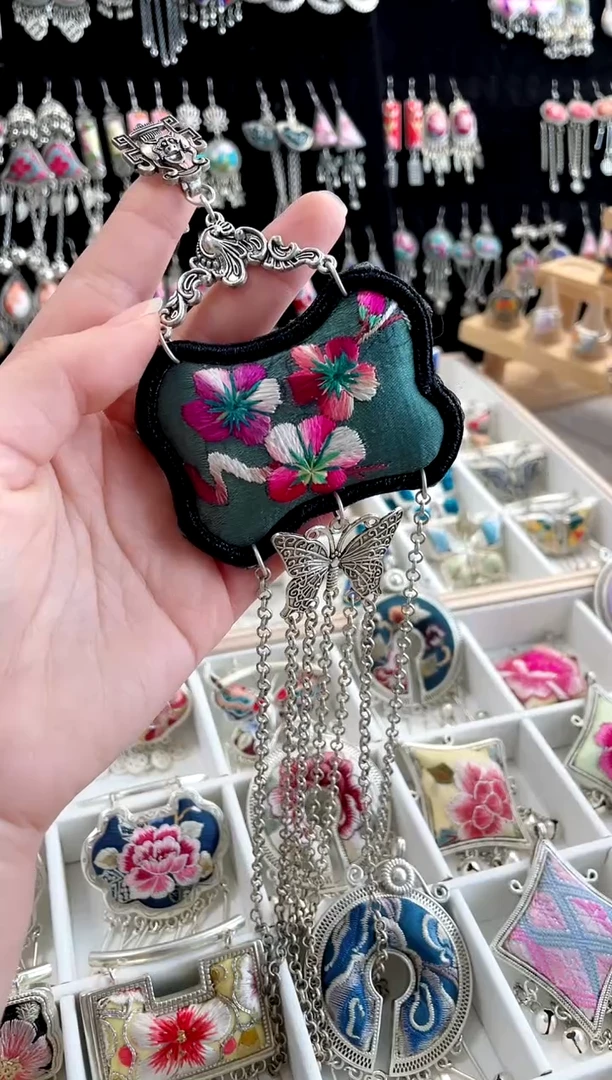【闪购商品】织绣非遗刺绣饰品