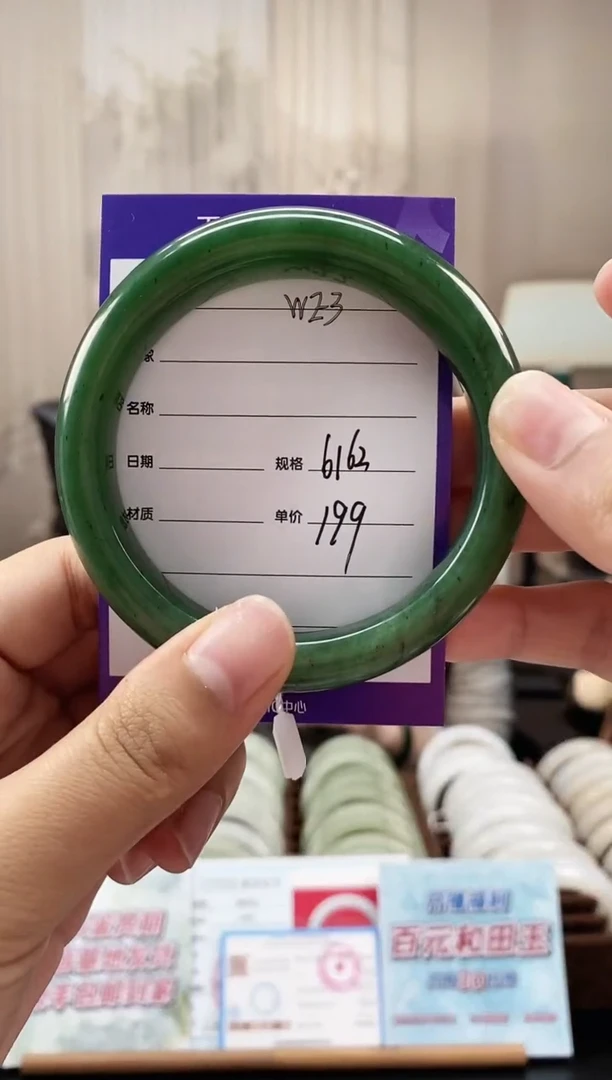 未镶嵌手镯和田玉WE3微色差