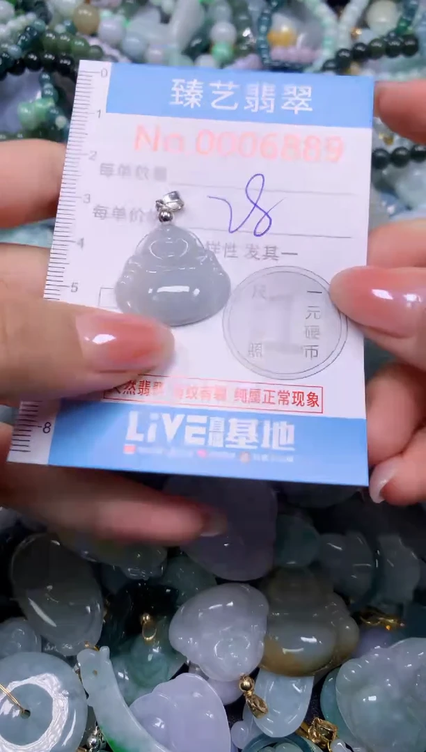 颈饰未镶嵌翡翠6889