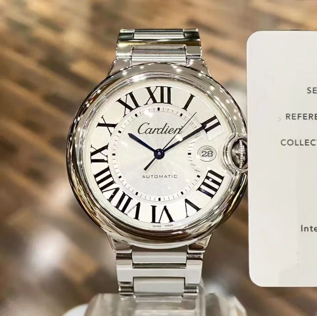 【专柜直发】新款芞球系列男女款时尚腕表白盘高级夜光全自动腕表