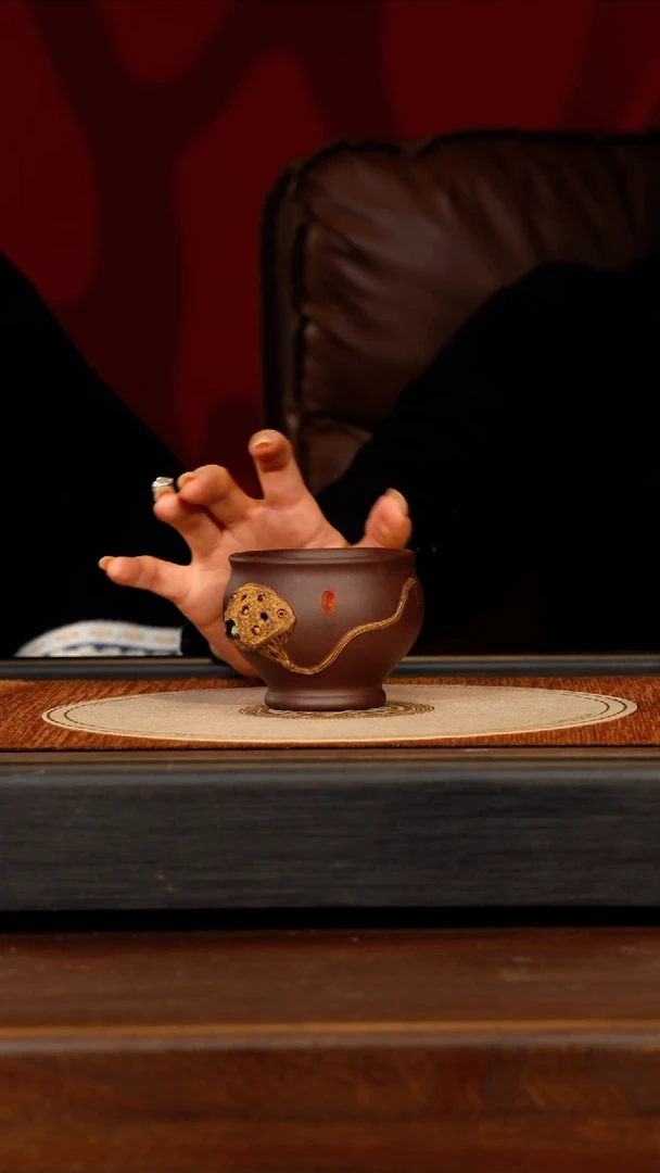 茶壶紫砂宜兴紫砂DXY 团团紫砂主人杯