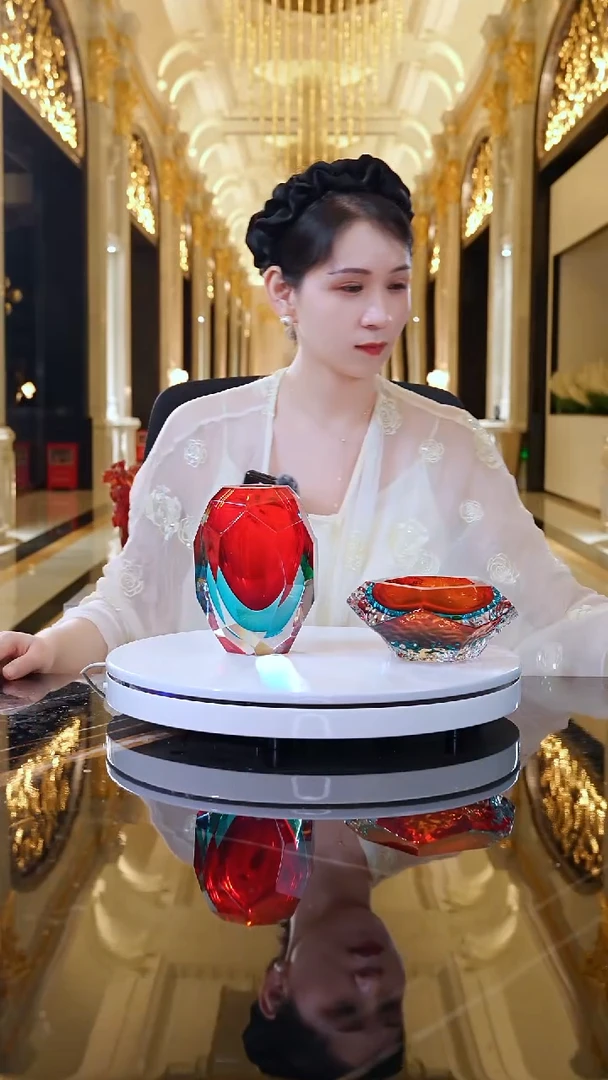 摆件小* JY0002琉璃艺术收纳碗+JY0033艺术香薰瓶