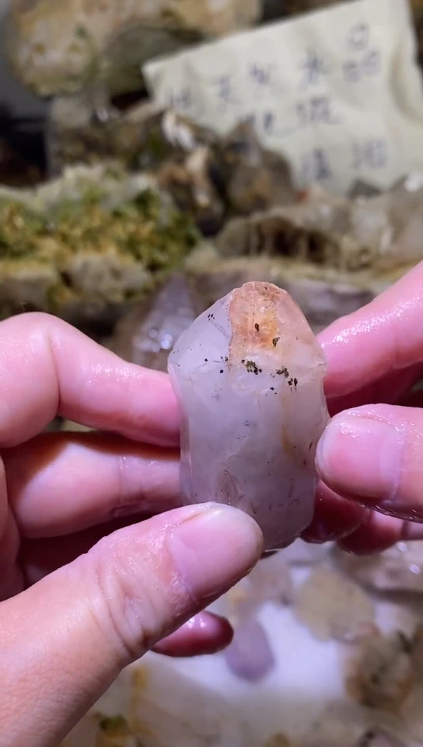 未镶嵌珠宝半成品水晶58号四川美姑超七花园水晶