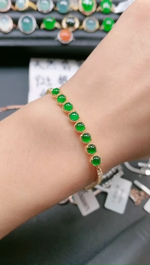 翡翠戒指银S925镶嵌11111