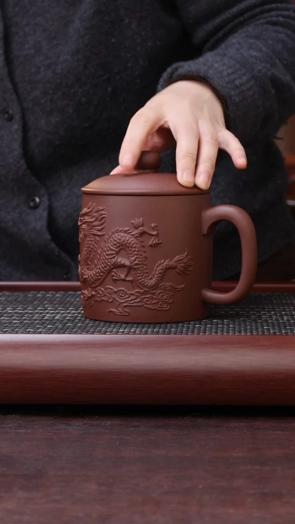 【闪购商品】紫砂茶杯小裂纹尾单微瑕原矿紫砂茶杯