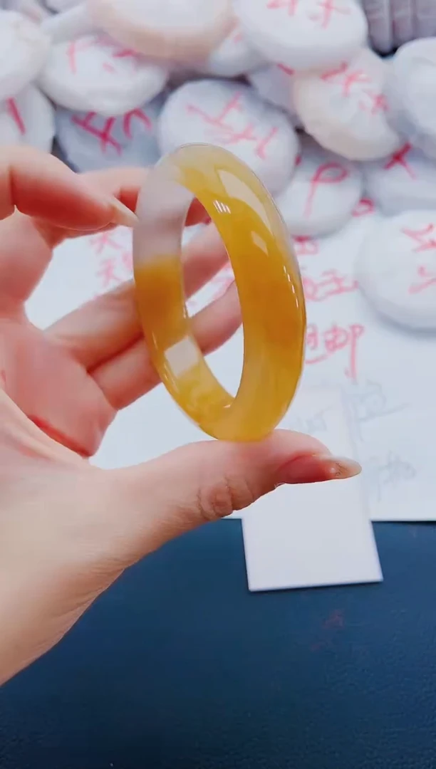未镶嵌手镯石英质玉K125-55-56
