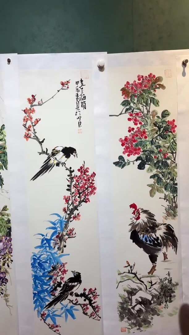 国画周建真老师绘画作品（送印屏带证书）4-12