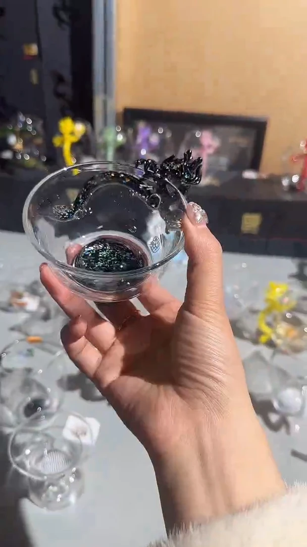 黑龙压手碗晶焱金标