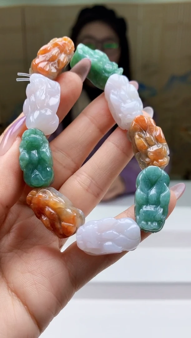 【闪购商品】定制翡翠未镶嵌 5156ty-毛货挂件