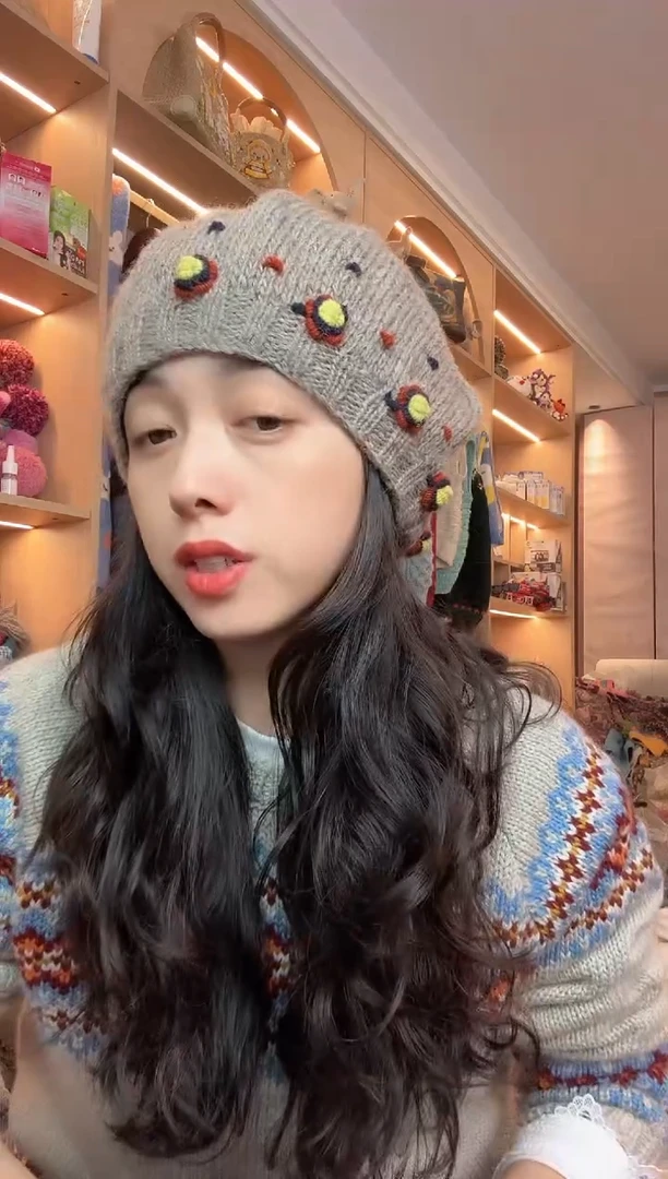 羊毛弓**人百羊毛蓓蕾帽B922