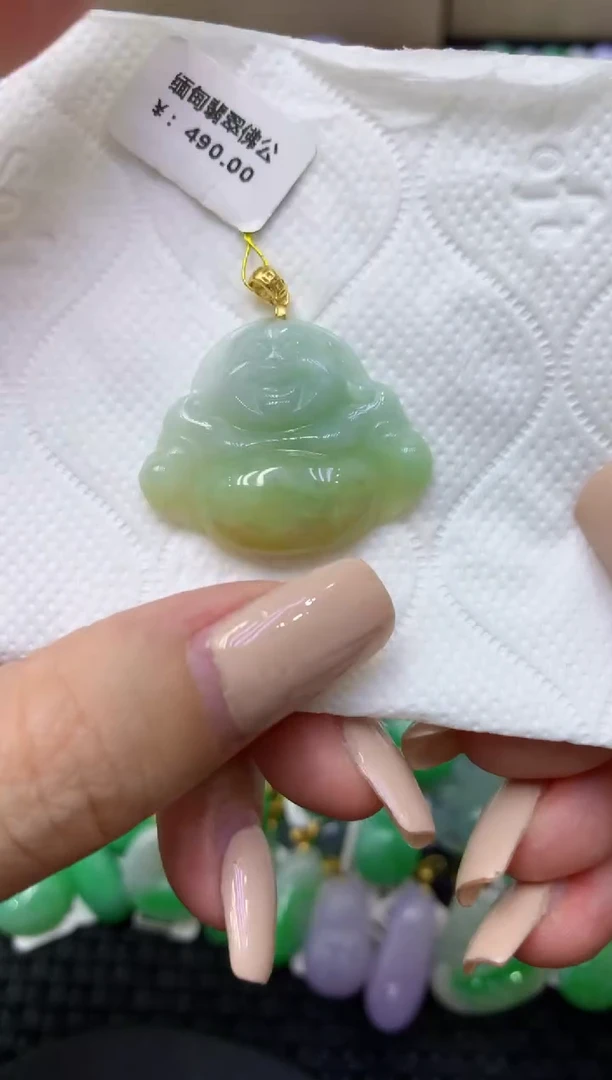 颈饰未镶嵌翡翠天然缅甸翡翠A货