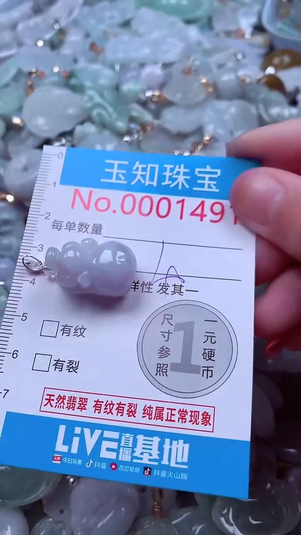 吊坠(不含链)未镶嵌翡翠1491