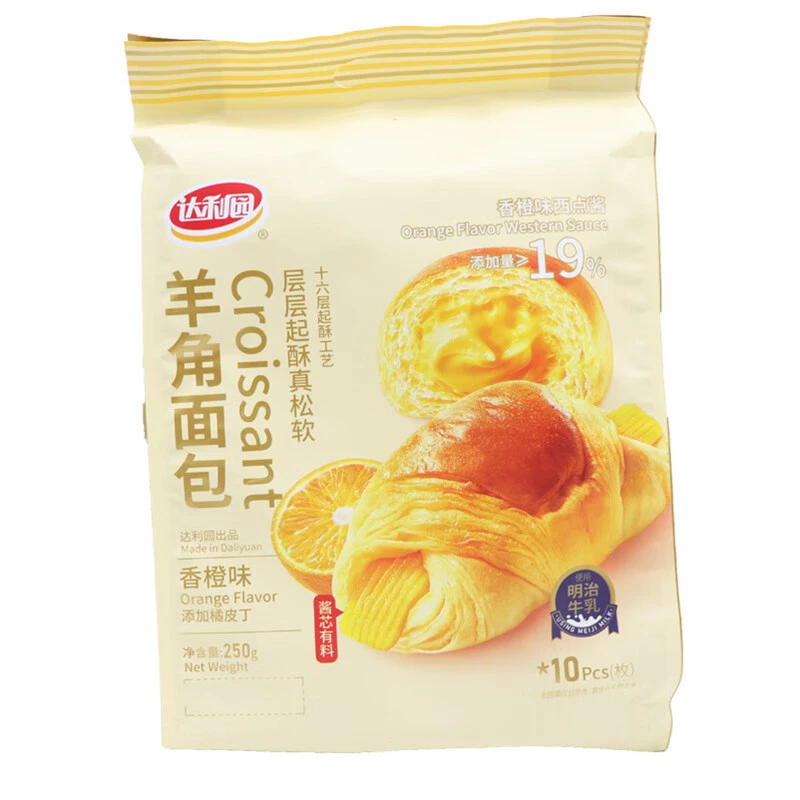 达利园羊角面包香橙味250g