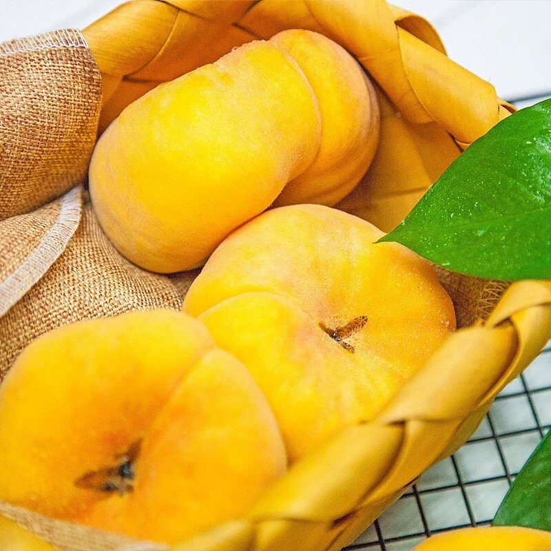 【坏果包赔】山东黄金毛蟠桃3/4.5斤装香甜新鲜多汁应季水果