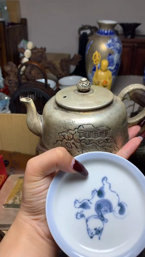 紫砂盖碗瓷器默认微瑕瓷器