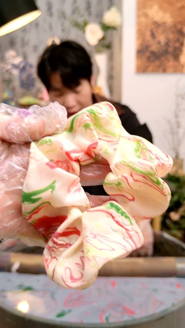 天然漂漆发圈喜欢再拍不退不换