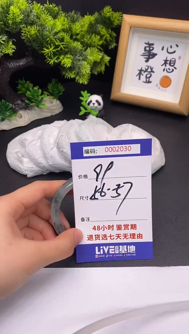 未镶嵌手镯翡翠0002030