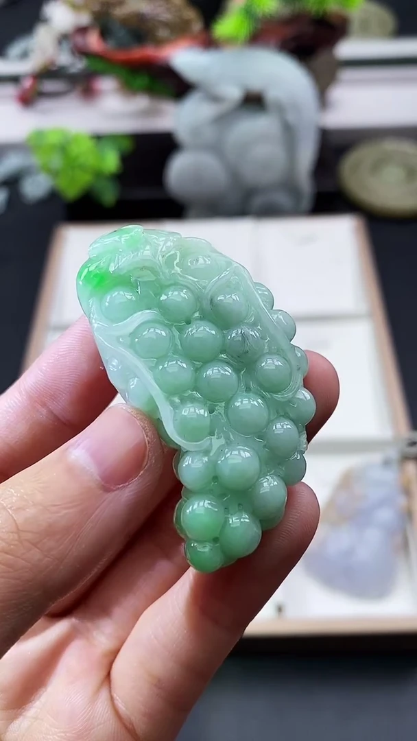 颈饰未镶嵌翡翠天然缅甸A货翡翠