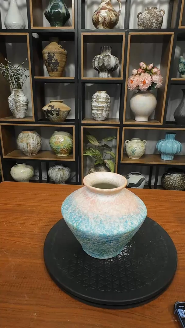 瓷片景德镇陶瓷花器默认无孔编号