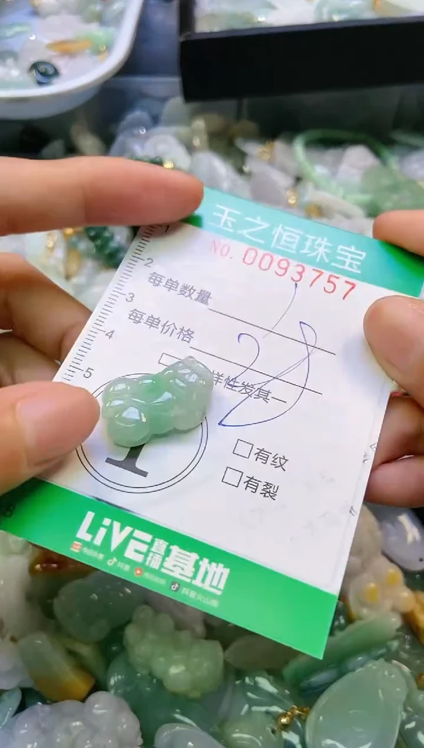 翡翠未镶嵌颈饰闪购0093757
