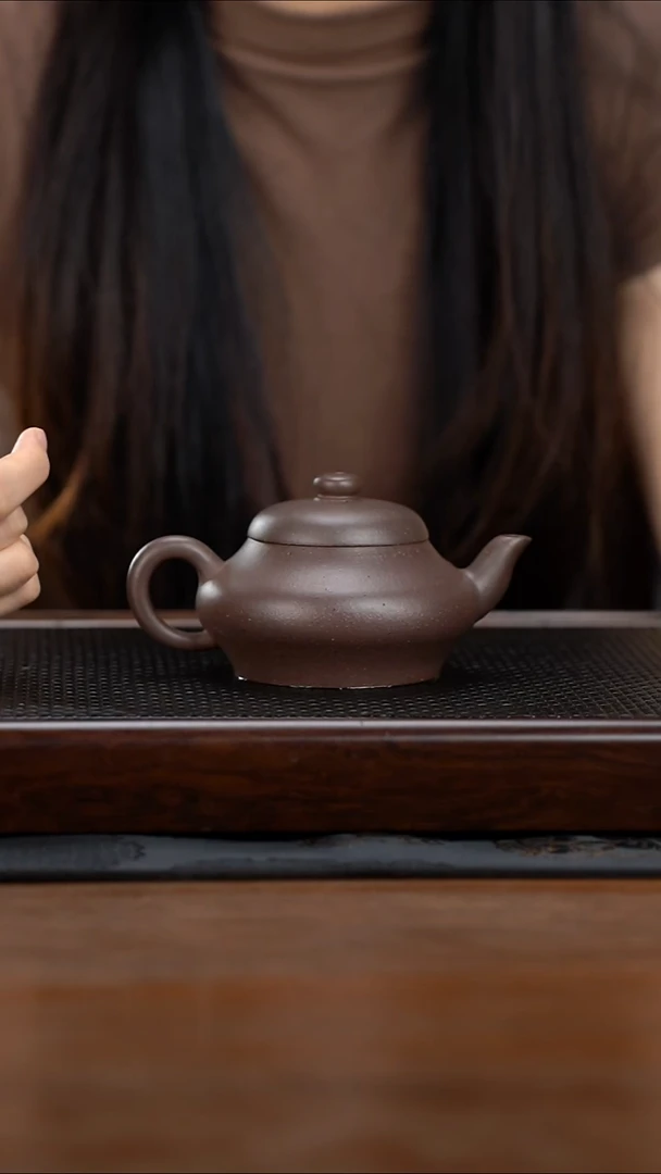 茶壶紫砂250cc黄龙山原矿百年紫泥神灯24