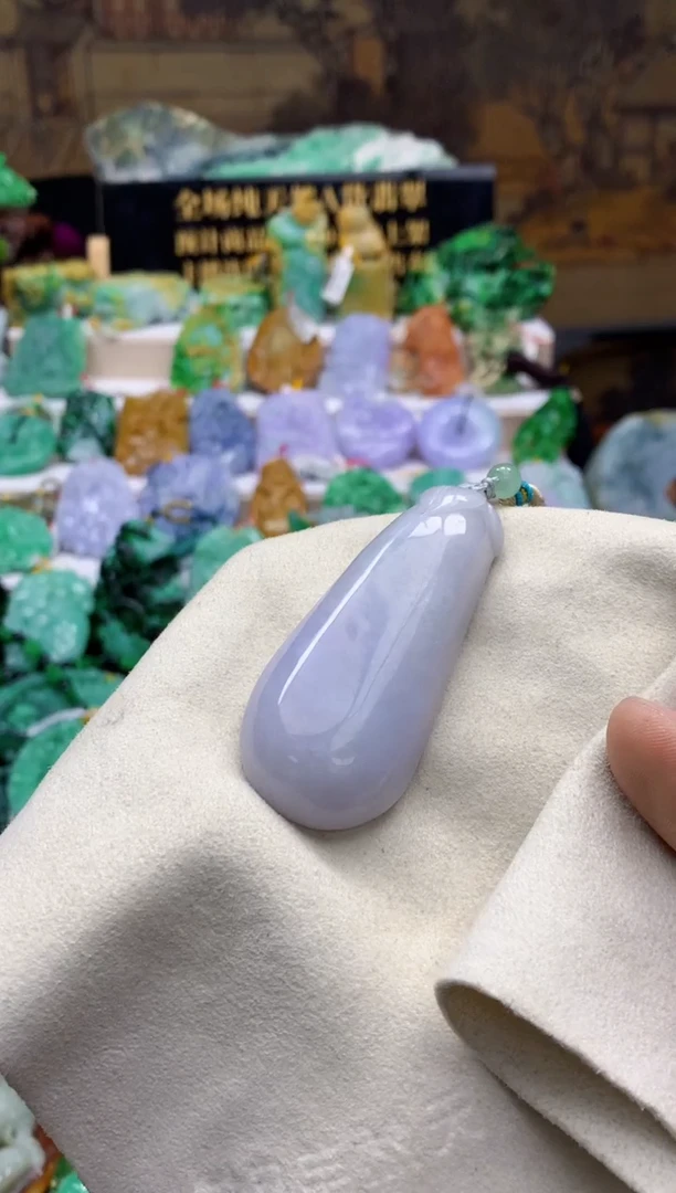颈饰未镶嵌翡翠天然A货翡翠