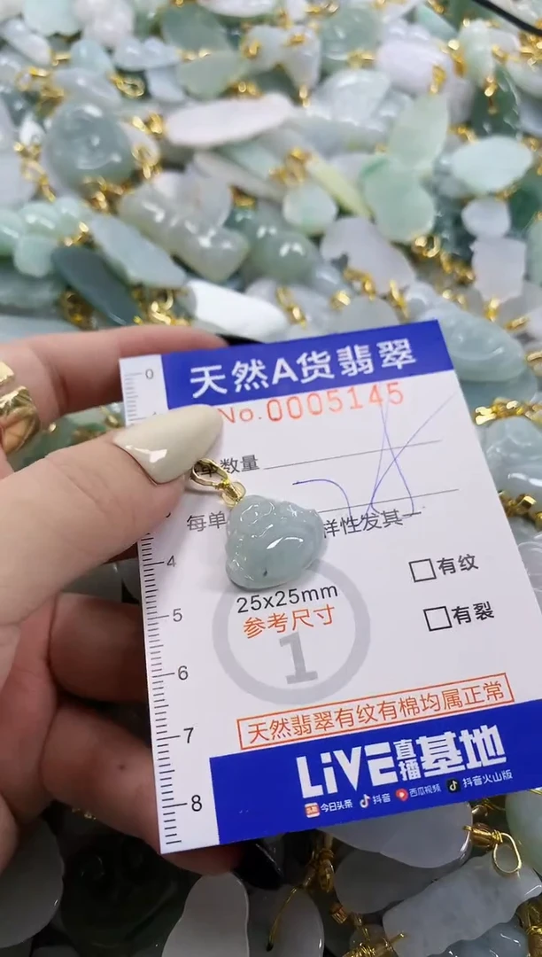 颈饰未镶嵌翡翠天然A货翡翠