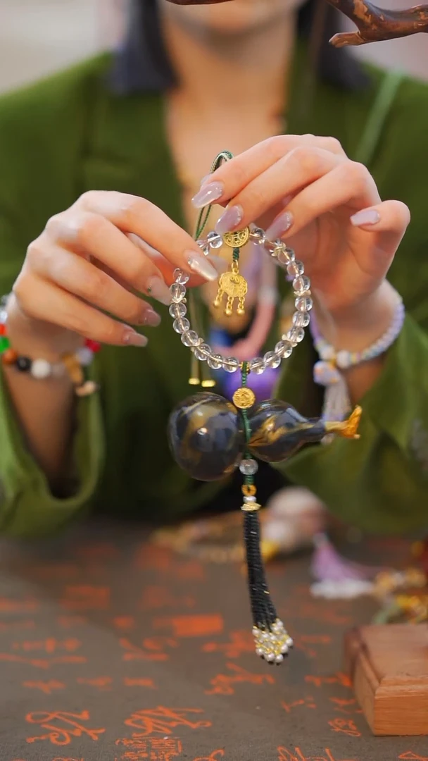 447非遗漆手艺工天然葫芦文玩福禄