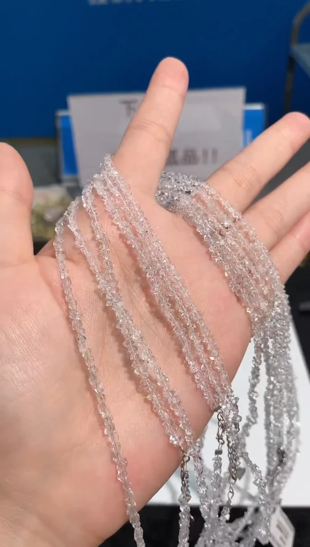 水晶手链未镶嵌12号满天星锁骨链