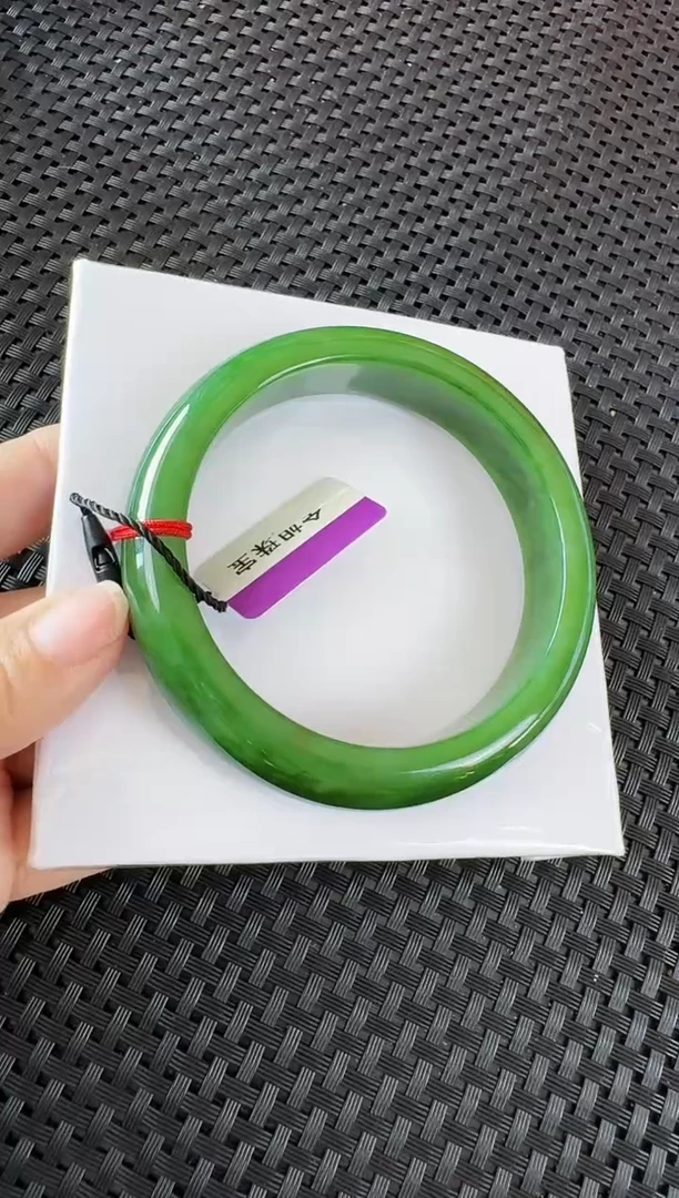 【闪购商品】和田玉（碧玉）手镯未镶嵌约58.8MM*14.6*8.6MM